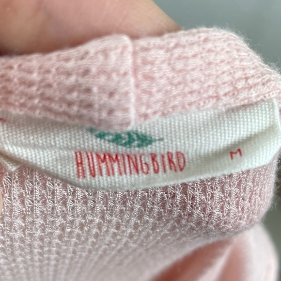 HUMMINGBIRD Ombre Button Front Midi Dress size M - Picture 6 of 8